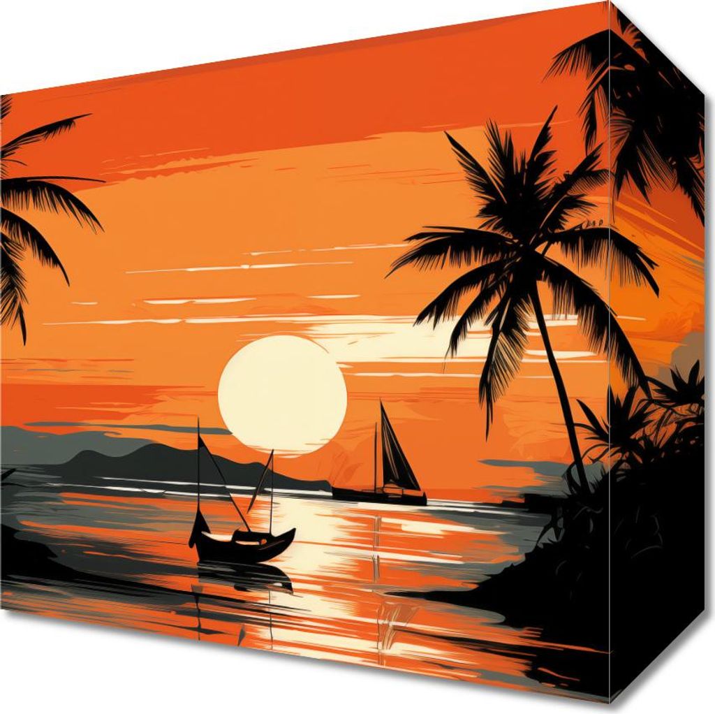 Bild 20x20cm Tropische Ruhe