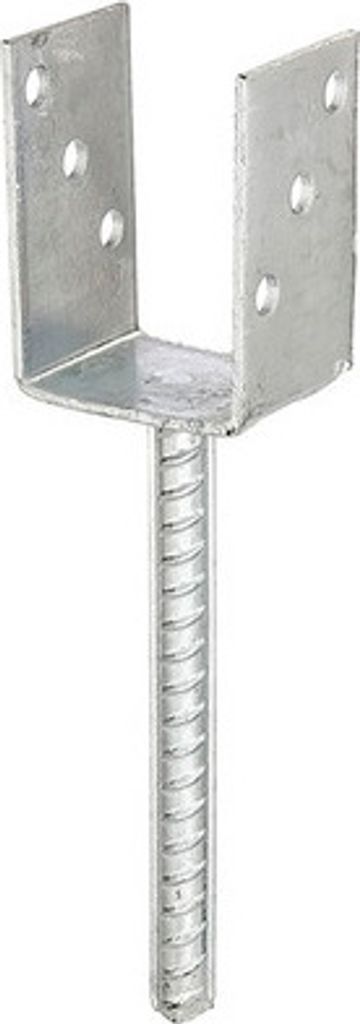 U-Pfostenträger m. Betonanker aus Riffelstahl 71 x 100 x Produktbild 