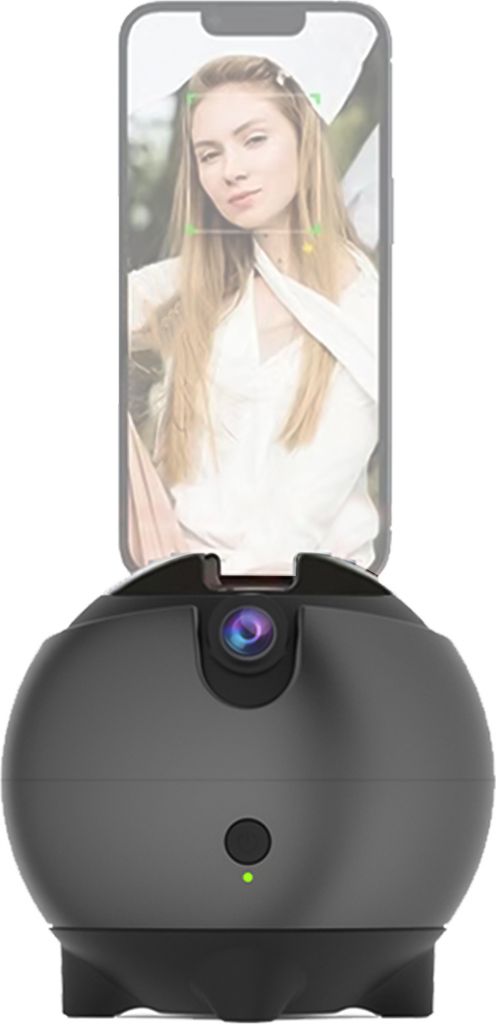 AI Auto Face Tracking Gimbal Stabilisator fuer Smartphone Desktop Selfie Stabilisator fuer Telefon Roboter Kameramann 360¡ã Rotation Gestensteuer...