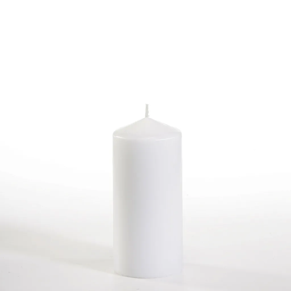 Bougie Blanche de Table PAPSTAR 13585 pour Mariage et Réception Chic
