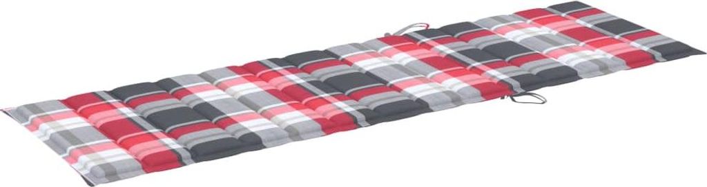 vidaXL Sonnenliege mit Auflage Akazie Massivholz