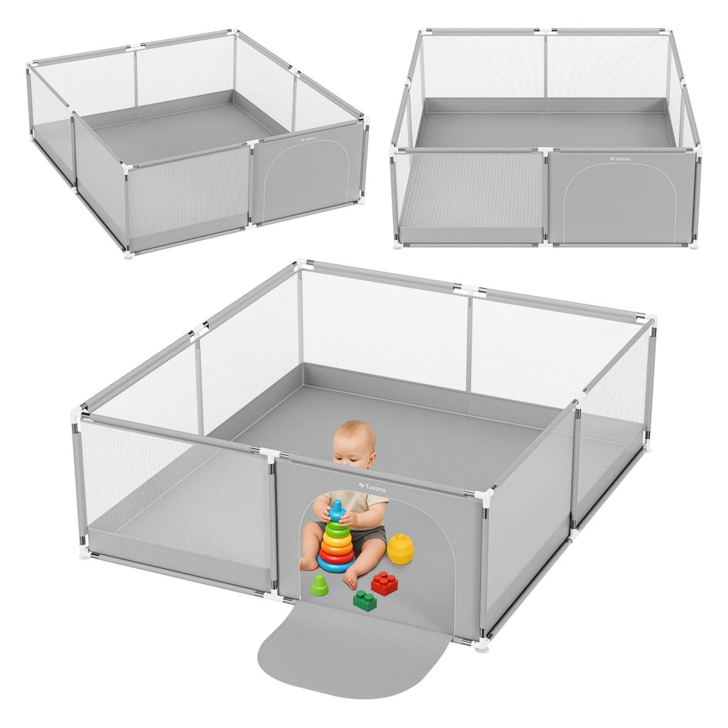 TULANO Cozy 28 | Laufgitter für Baby Kleinkinder Produktbild 