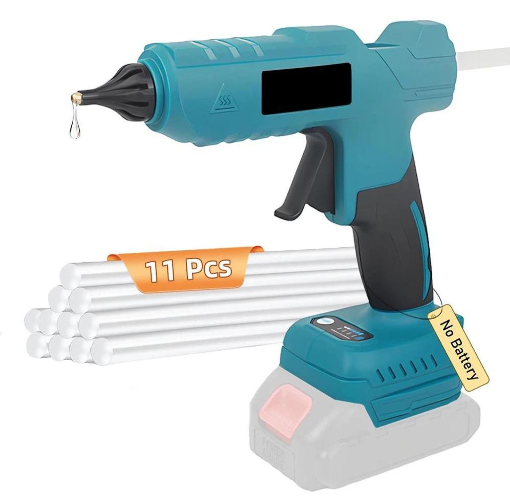 Heißklebepistole - Akku 18 V - Präzisionsdüse - Kabellos - - Akku nicht enthalten