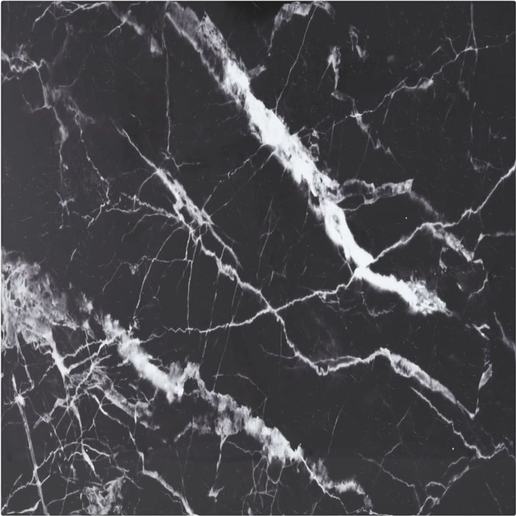 vidaXL Tischplatte Schwarz 60x60 cm 6 mm Hartglas in Produktbild 