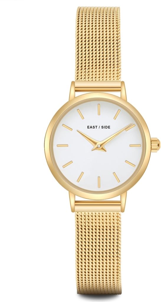 Damen Quarzuhr gelbgold Edelstahl gelbgold