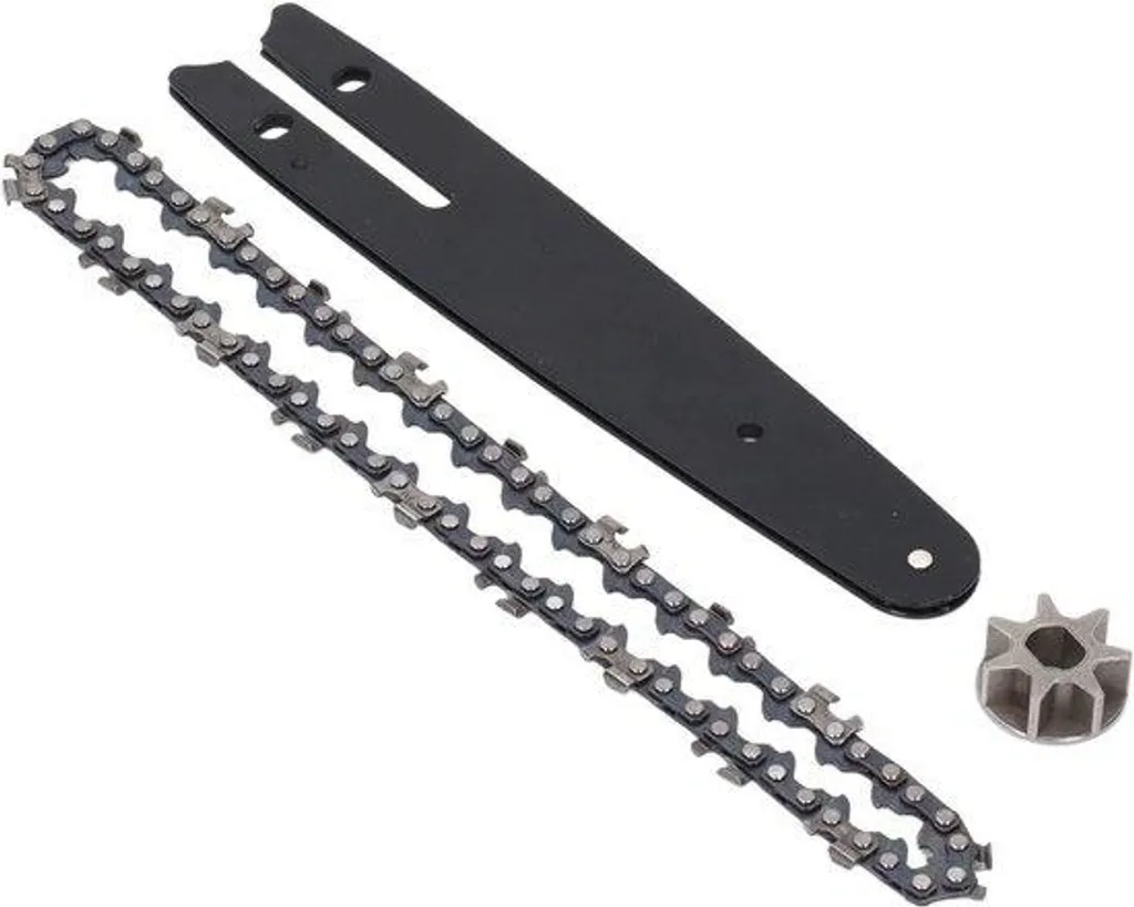 Pièces de rechange pour tronçonneuse avec pignon acier et chaîne 15cm
