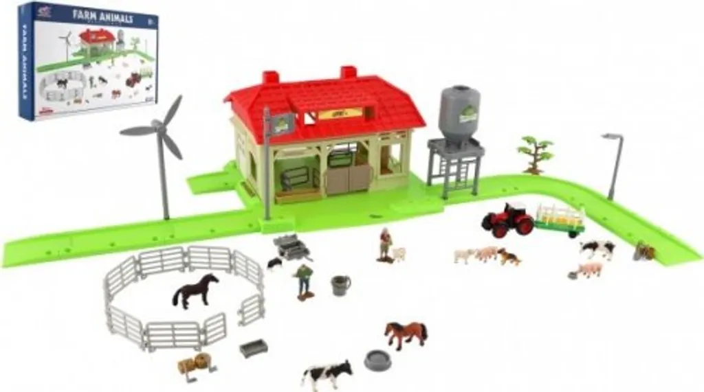 Ferme jouet complète avec tracteur et animaux : finis les jouets fragiles