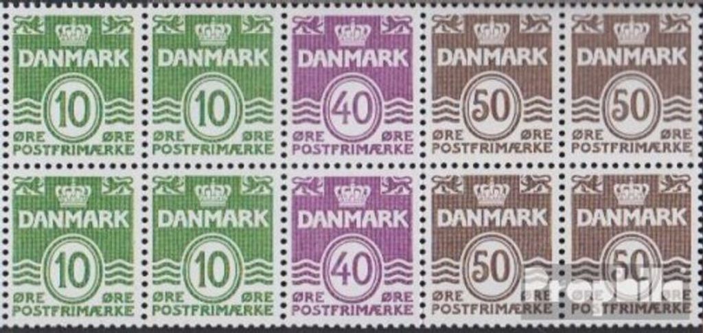 Briefmarken Dänemark 1989 Mi Hbl36 postfrisch Freimarken