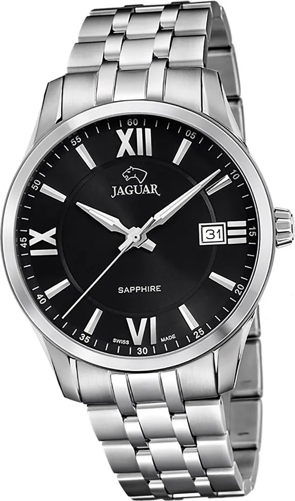 Montre Jaguar homme argentée inoxydable : fini les rayures et l'usure