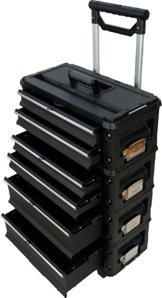 ALEOS. Metall Werkzeugtrolley Werkstattwagen XXL Type: B4-B Produktbild 