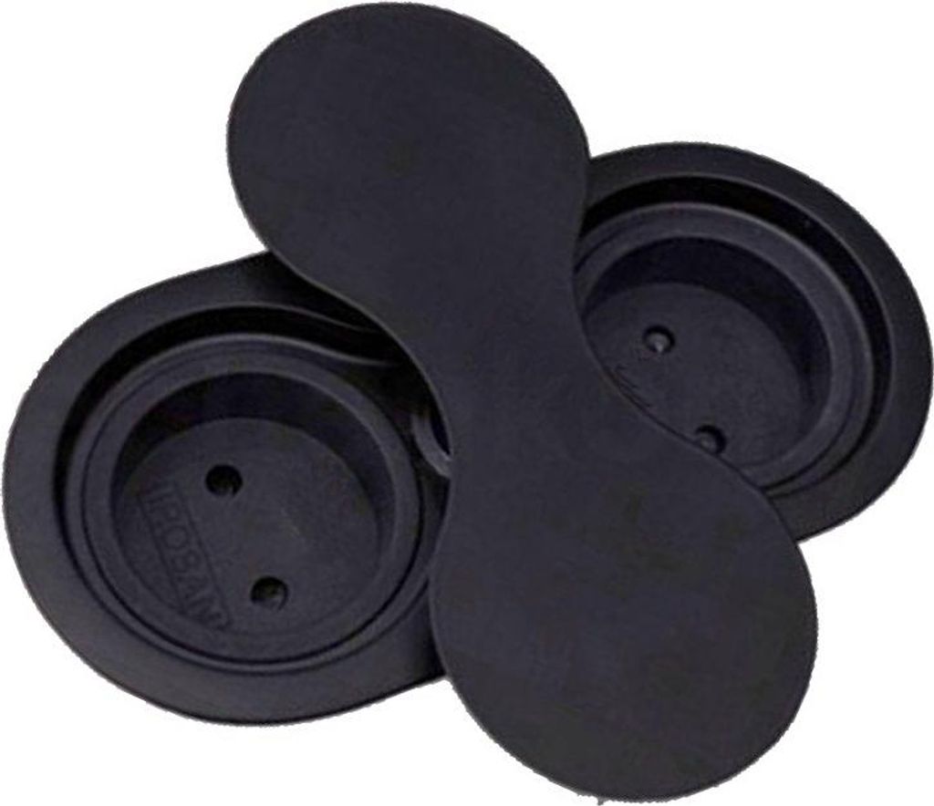 Presa da incasso Thebo 17096.08 Nero ST 09 con coperchio Immagine del prodotto 