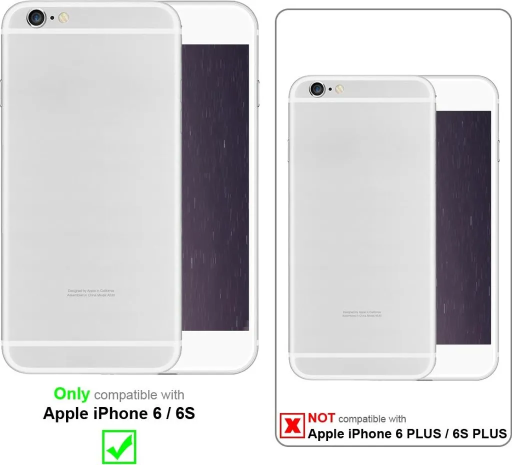 Cadorabo Custodia iPhone 6 / 6S Silicone TPU Stand Nero | Prezzo Shop