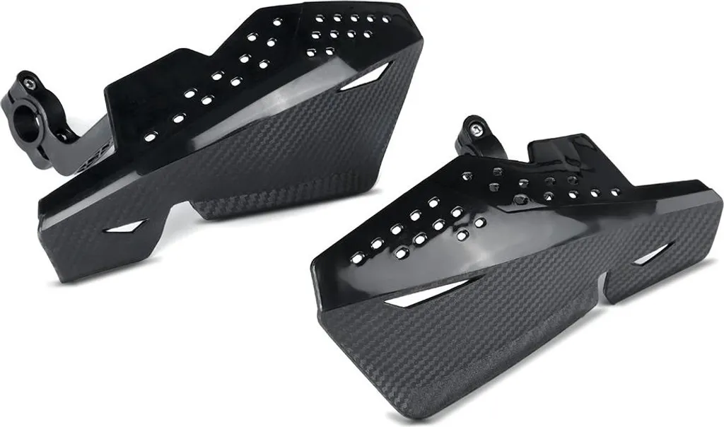 Paire de protège-mains pour Triumph Tiger 955i Sport avec look carbone