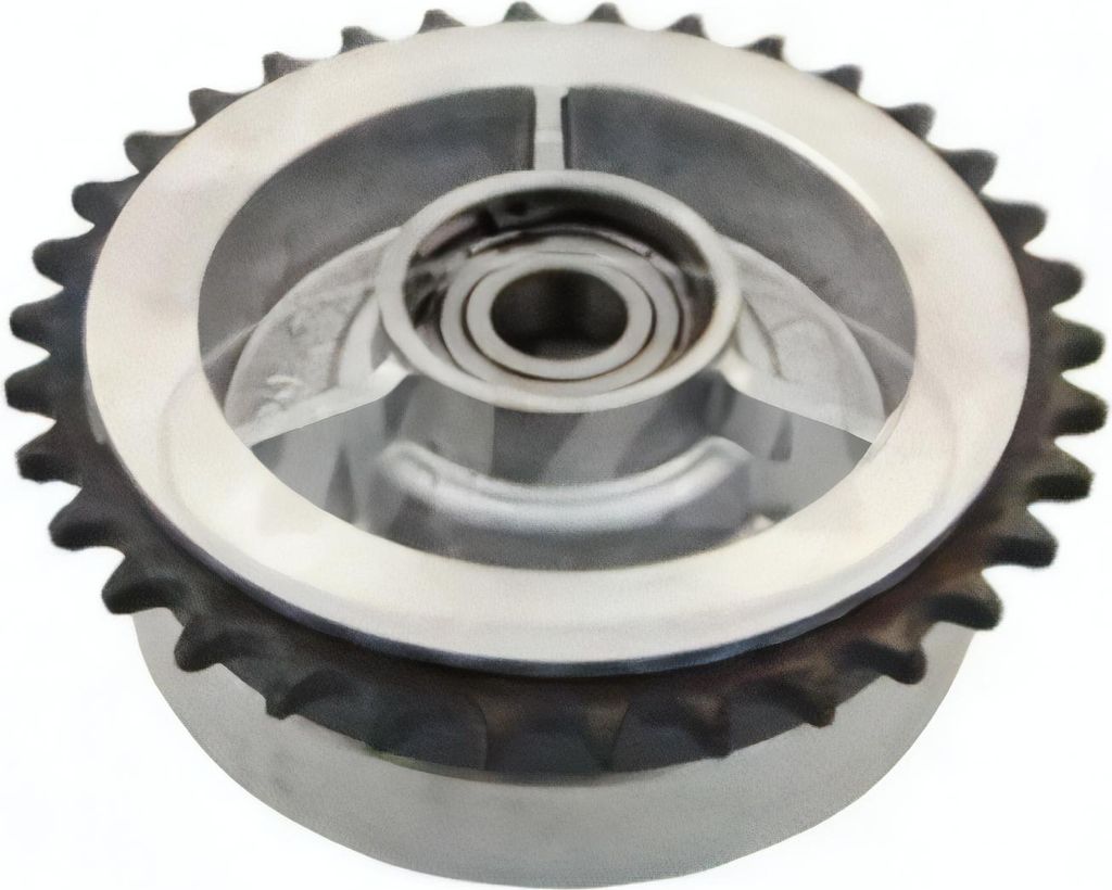 Kettenrad-Mitnehmer, 34 Zahn mit Kugellager (beidseitig geschlossen) SKF 6203 C3 2Z - Simson S50, S51, KR51 Schwalbe, SR4, Duo