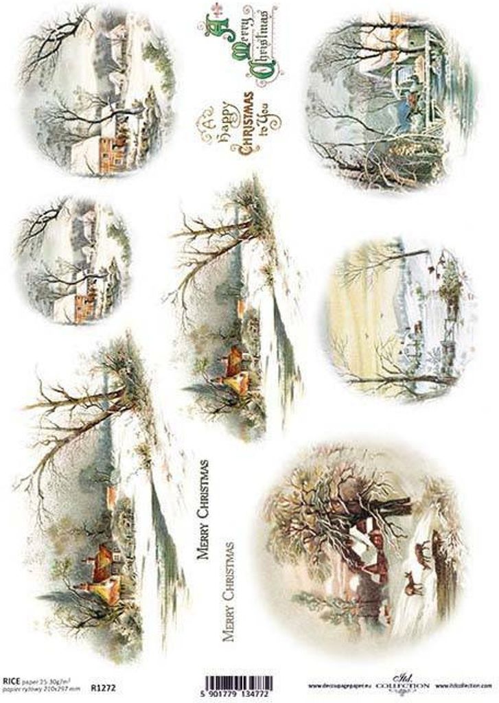 ITD Reispapier Decoupage Bastelpapier Produktbild 
