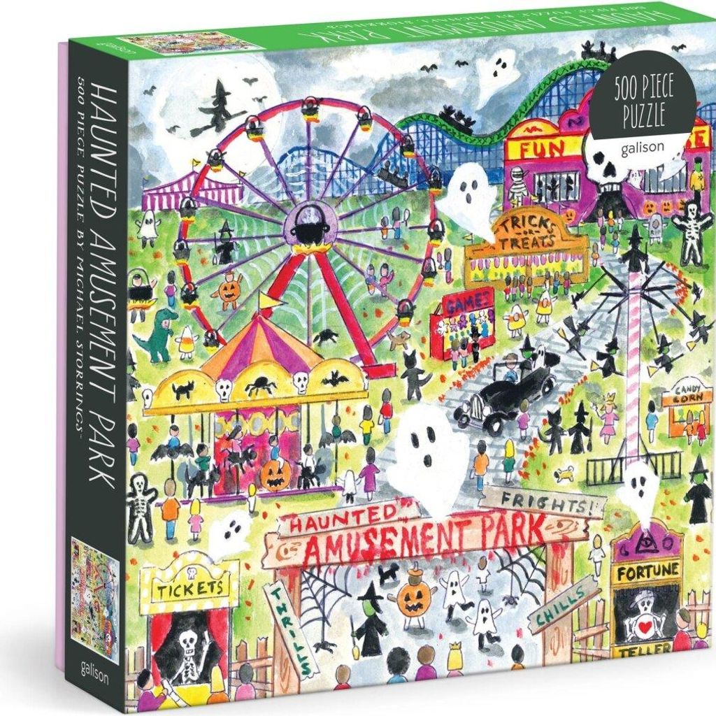 Puzzle da 500 pezzi raffigurante il parco divertimenti Immagine del prodotto 