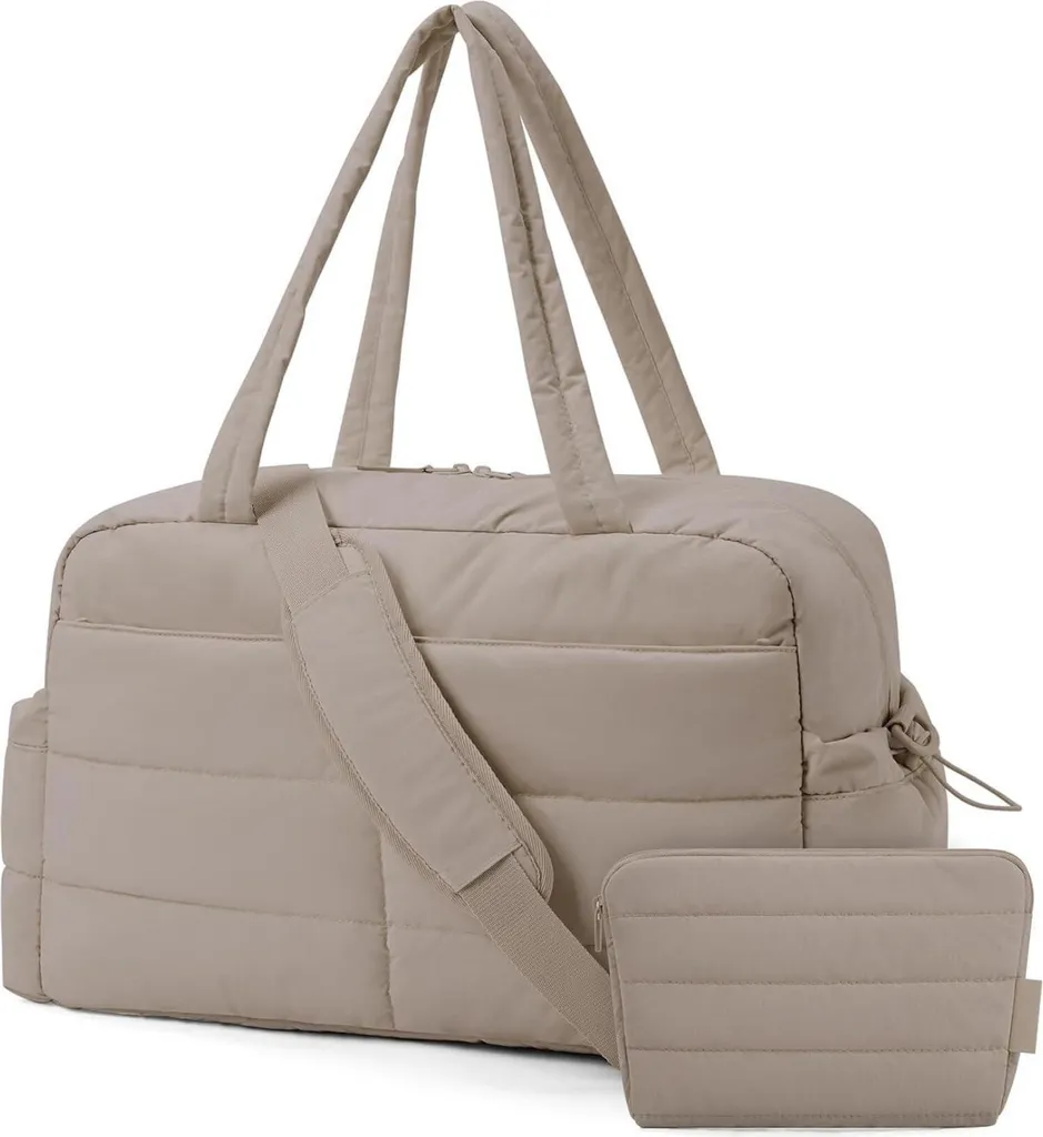 Bagsmart Borsa sportiva Donna 31L idrorepellente Weekender Borsa Palestra Fitness