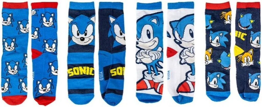 Calzini Sonic Calzini Unisex 4 Paia - 27-30 Immagine del prodotto 