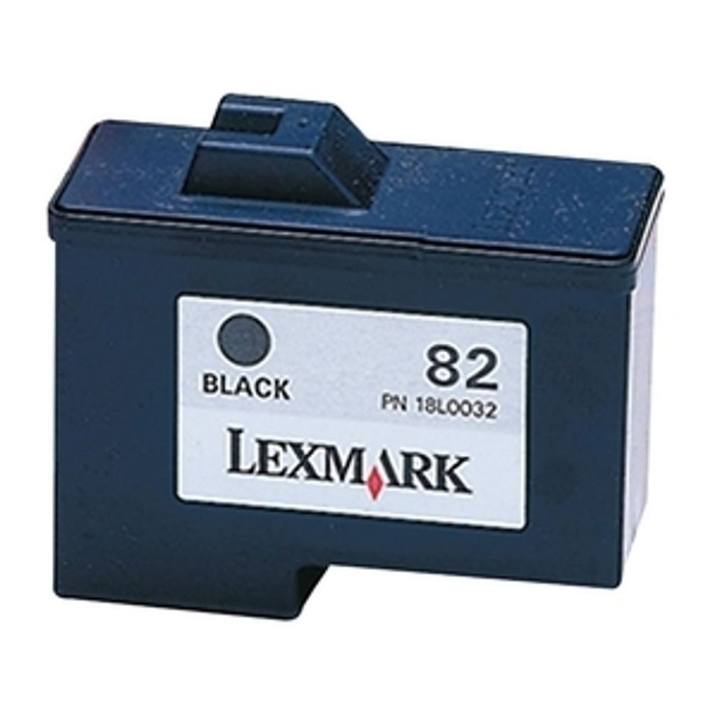 Lexmark #82 Black Print Cartridge, Schwarz, Tintenstrahl, Produktbild 