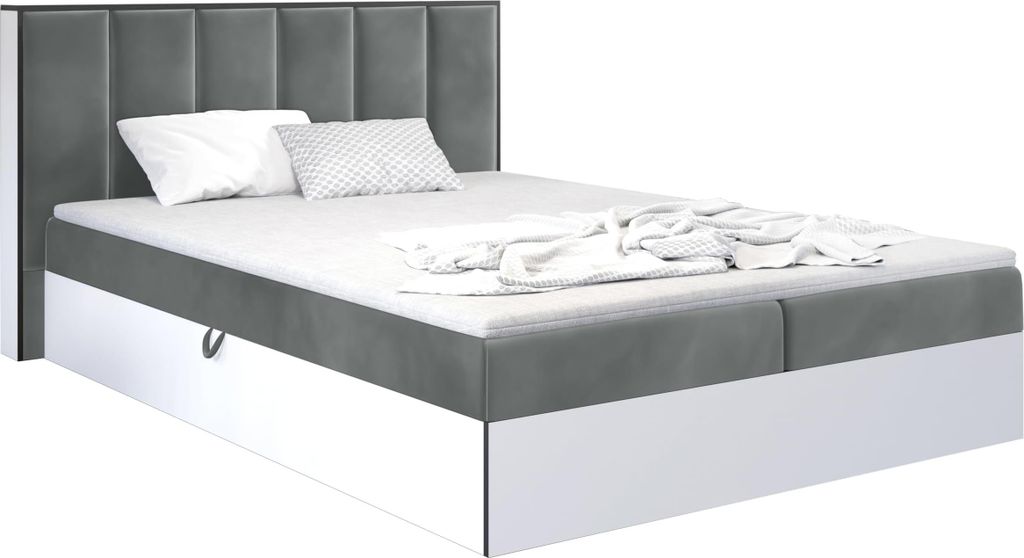 KIER FURNITURE Polsterbett mit Bettkasten ,Schlafzimmer Bett mit Matratze 180,5x213,5x103 cm