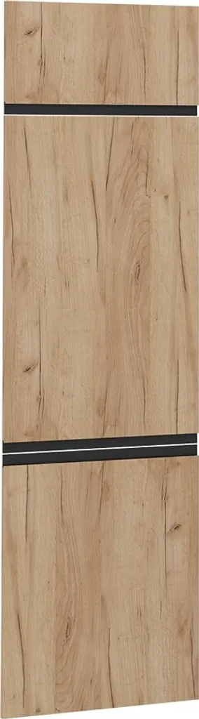 Frontale Mobile Frigo Vicco R-Line 59.6 x 196 cm Quercia Dorata
