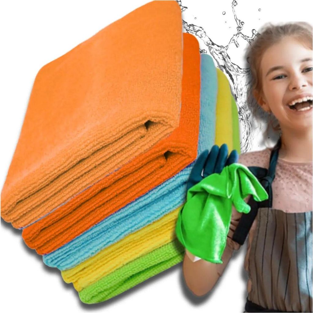 Utěrka z mikrovlákna, sada 5 kusů, 30 cm Obrázek produktu 