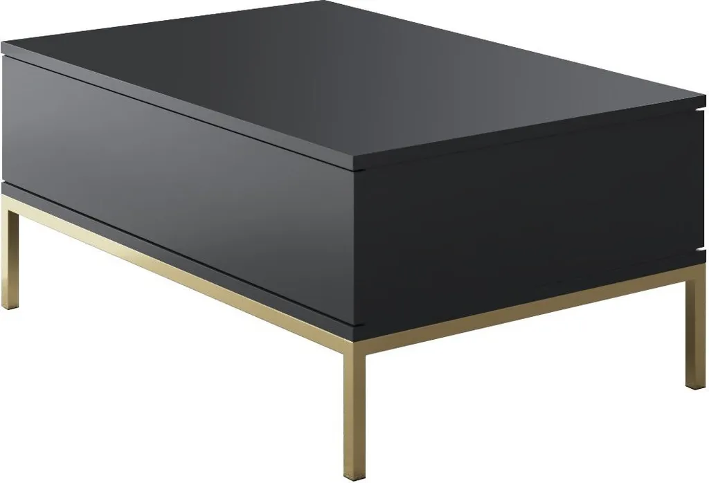 Table Basse de Salon Anthracite Lord Skye Decor 90x60 cm Style Moderne