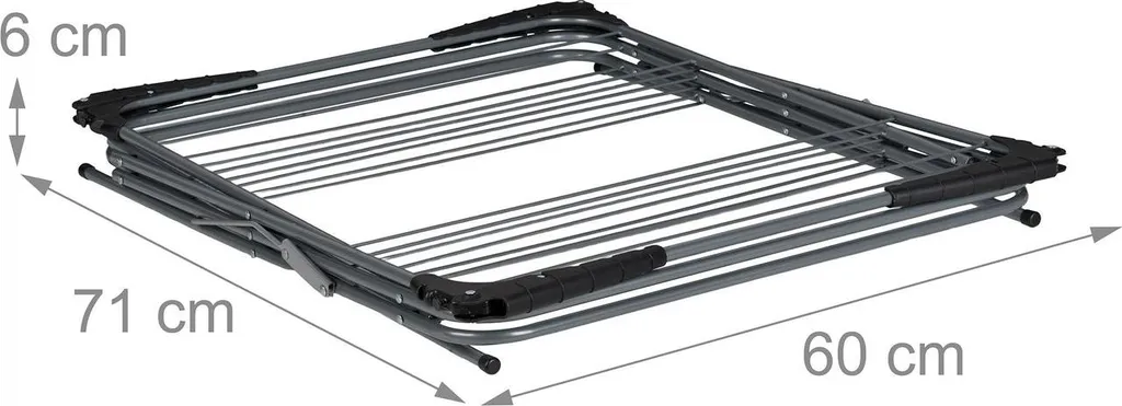 Étendoir à linge gain de place pour appartement - Pliable et mobile