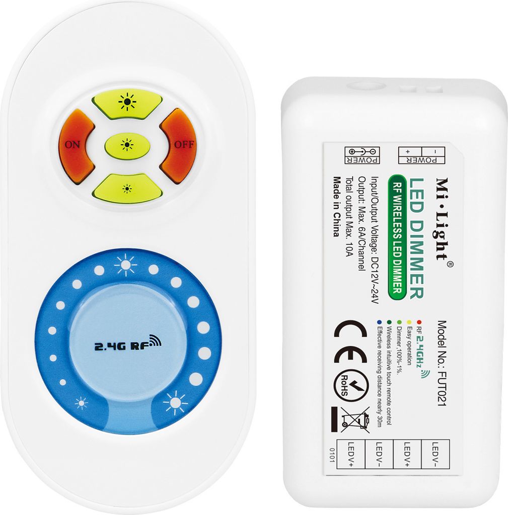 Einfarbige LED Controller Dimmer mit Touch-Fernbedienung (FUT021)