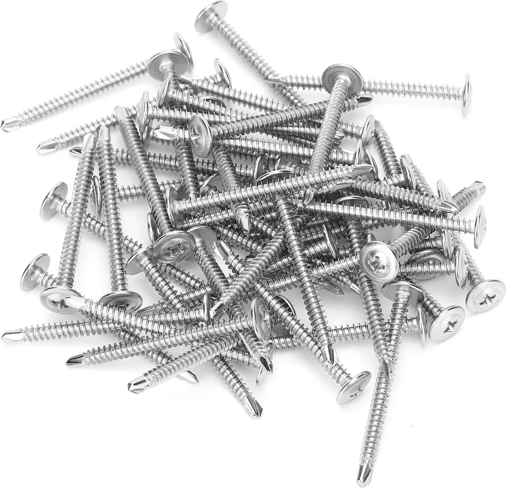 250 Vis Autotaraudeuses M4,2 x 45 mm Cruciforme en Acier Inox 410
