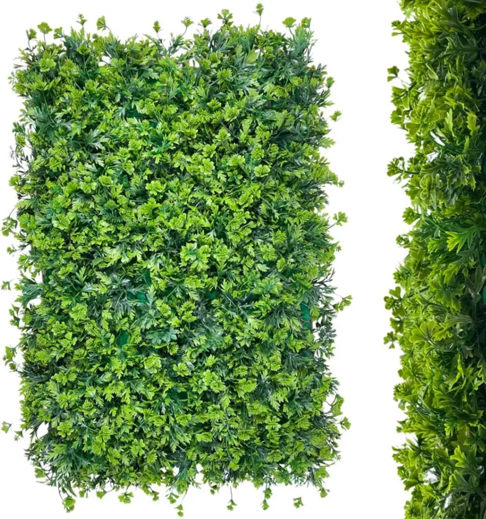 Siepe Artificiale Stonecrop e Houseleek 3D - Pannello Esterno Resistente