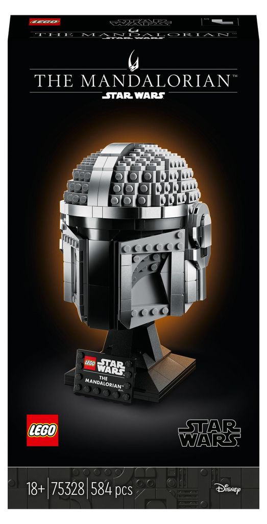 LEGO Star Wars Mandalorianer Helm Modell, Sammlerstück Produktbild 