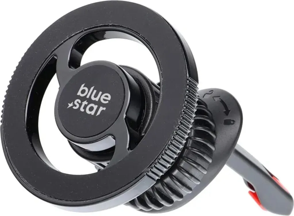 Blue Star MagSafe Car Mount - Supporto Magnetico 360° Auto Nero
