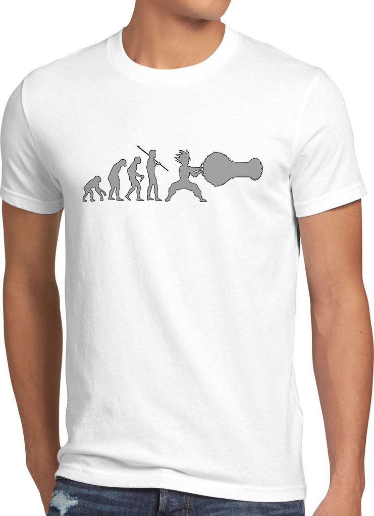 style3 Sayalution Herren T-Shirt Evolution Goku Dragon