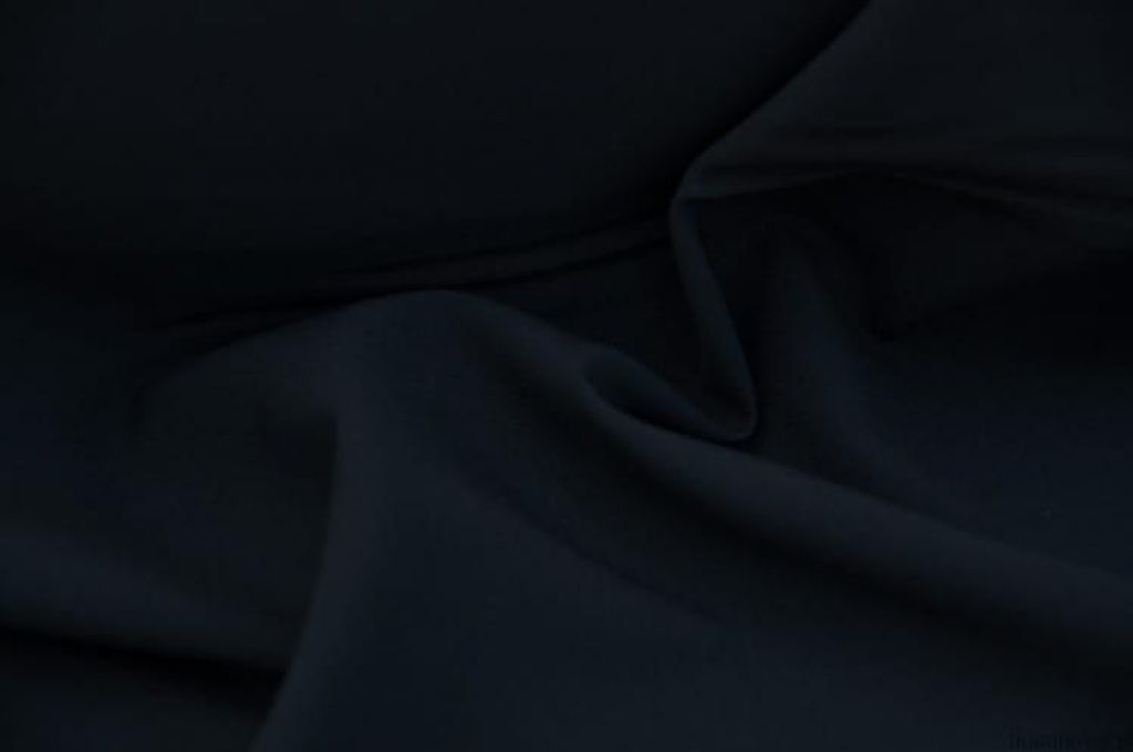 Stretchstoff Schwarz Polyester