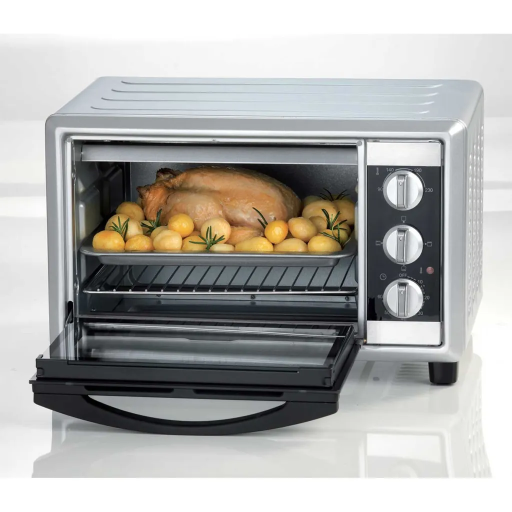 Mini-four 20L Ariete Gran Gusto Argent - Thermostat Réglable et Timer