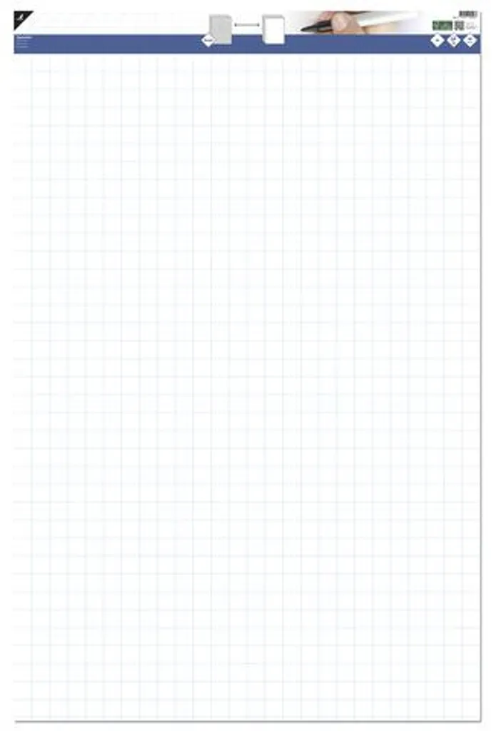 Papier tableau blanc Kangaro 80g anti-transpercement 50 flls mixte