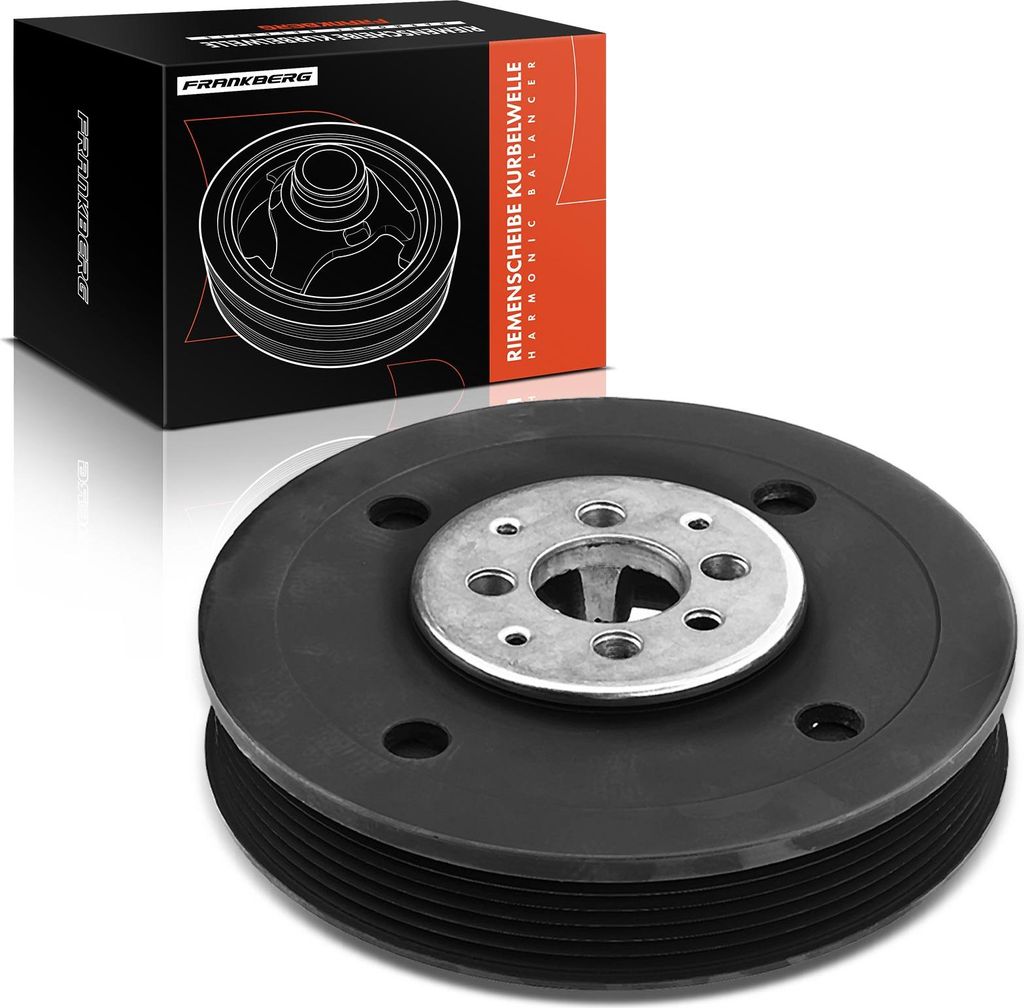Frankberg 1x Riemenscheibe Kurbelwelle für VW Golf III 1H Audi 80 A6
