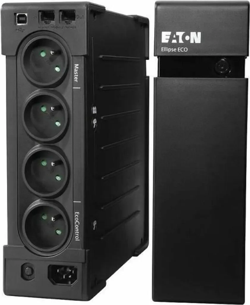 Onduleur Parafoudre Eaton Ellipse ECO 800 USB FR pour Bureau et PC