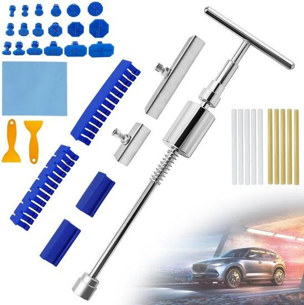 Réparation dommages de grêle Autodent kit 34 pièces pour votre voiture
