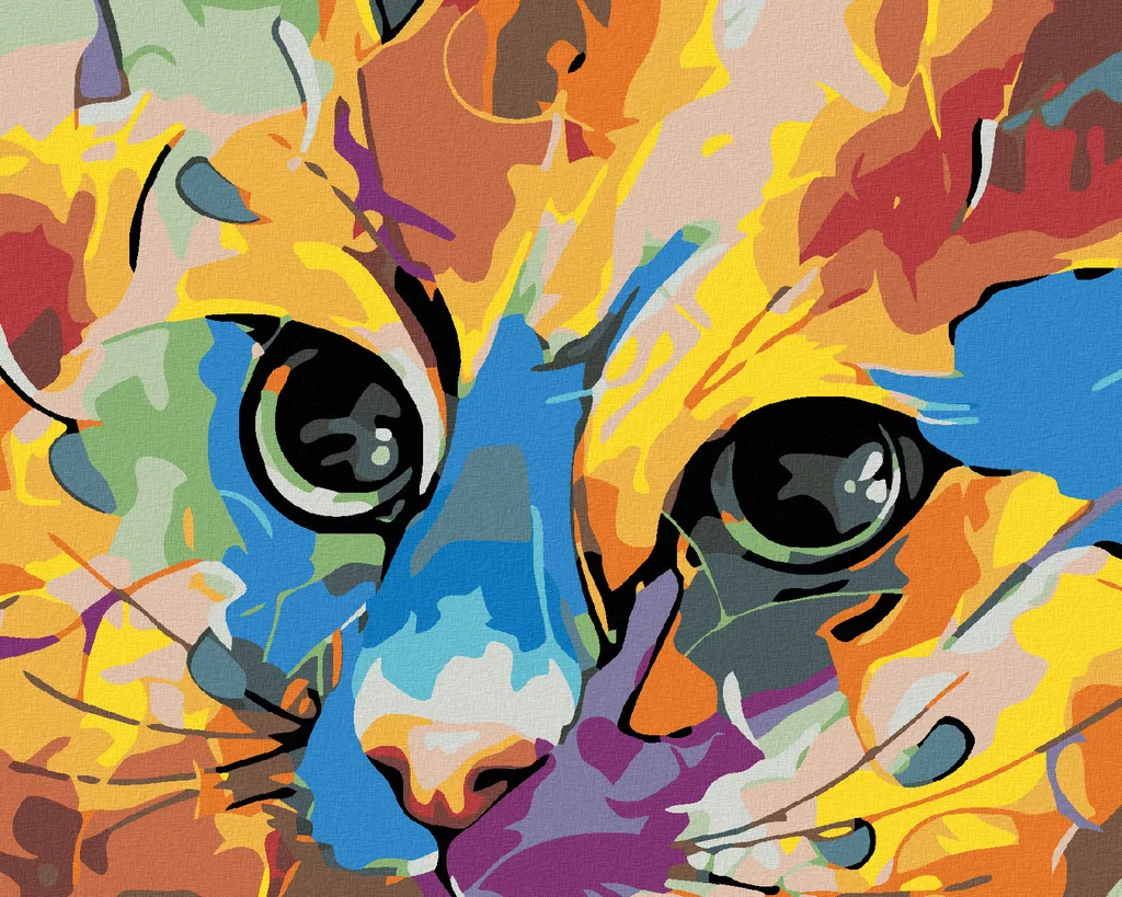 Regalo Creativo: Zuty Pittura Diamanti Gatto 40x50 con Telaio