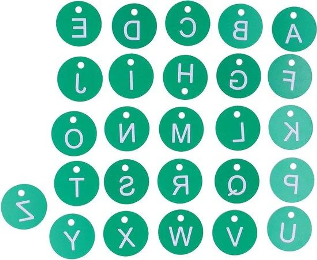 Étiquettes Rondes Alphabet pour Identification de Ruches et Inventaire