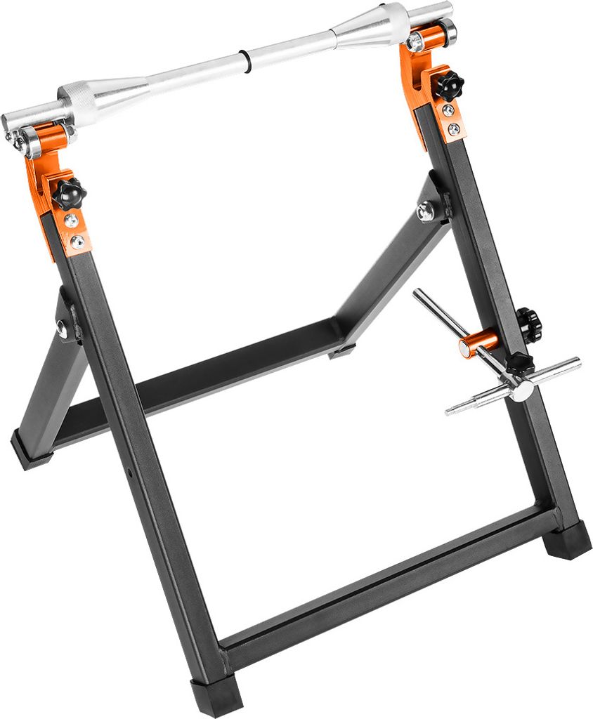 NEO TOOLS Statische Auswuchtmaschine für Motorradräder, Motorrad-Radauswuchtmaschine, tragbar, klappbar, maximaler Raddurchmesser 21"