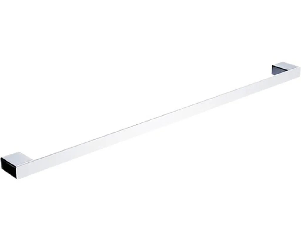 Barre porte-serviette murale 55cm en chrome brillant gamme Nimco Kibo