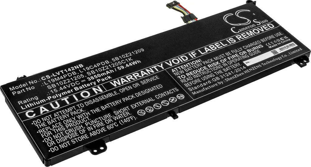 Batterie TECHTEK pour Lenovo ThinkBook 14 G2 ITL G3 ACL 15.44V 60Wh