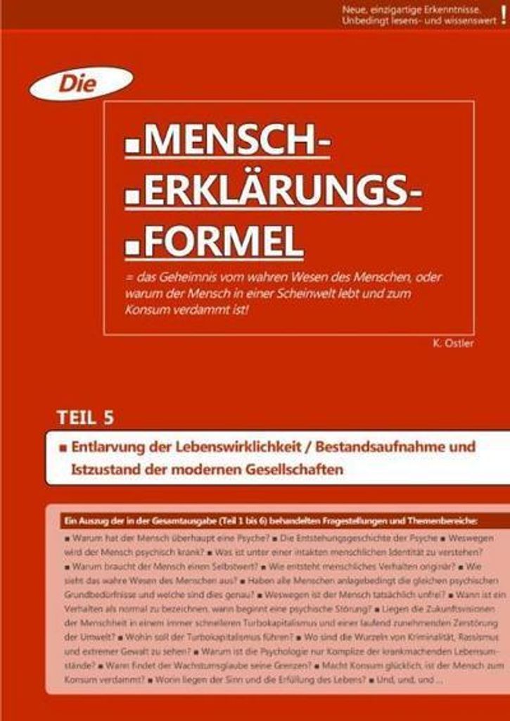 Die Mensch-Erklärungsformel / Die Mensch-Erklärungsformel (Teil 5)