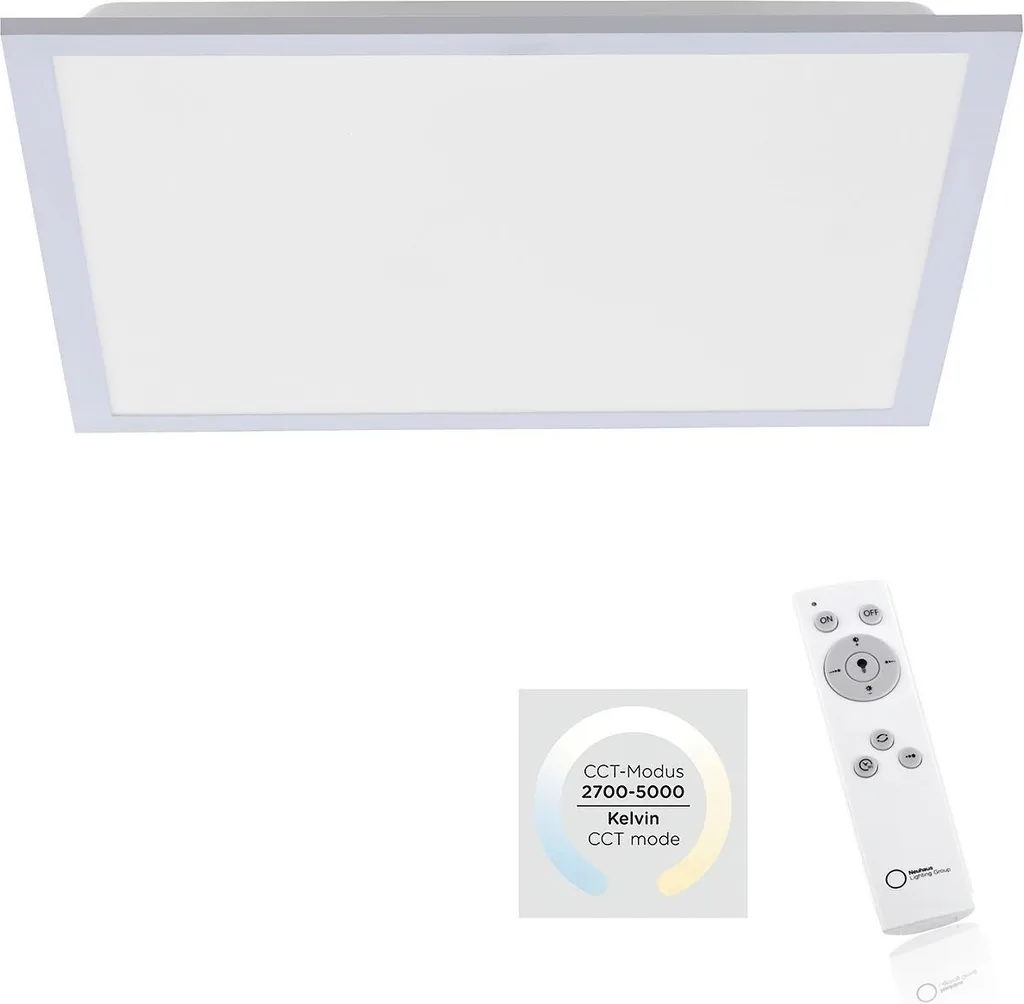 Éclairage LED Puissant sans travaux : Panneau 2800lm CCT de 45,5 cm
