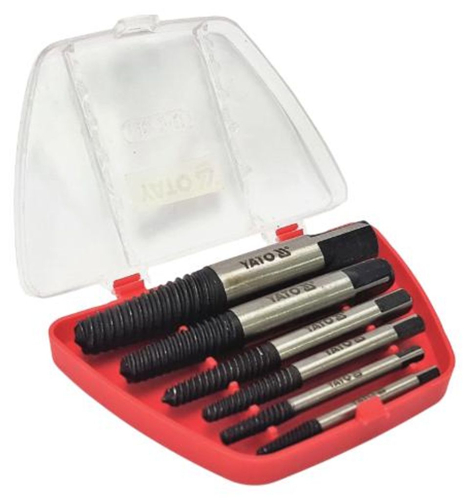Yato YT-0590, Schraubenausdrehersatz, - Ø3-6mm x 52mm - Produktbild 