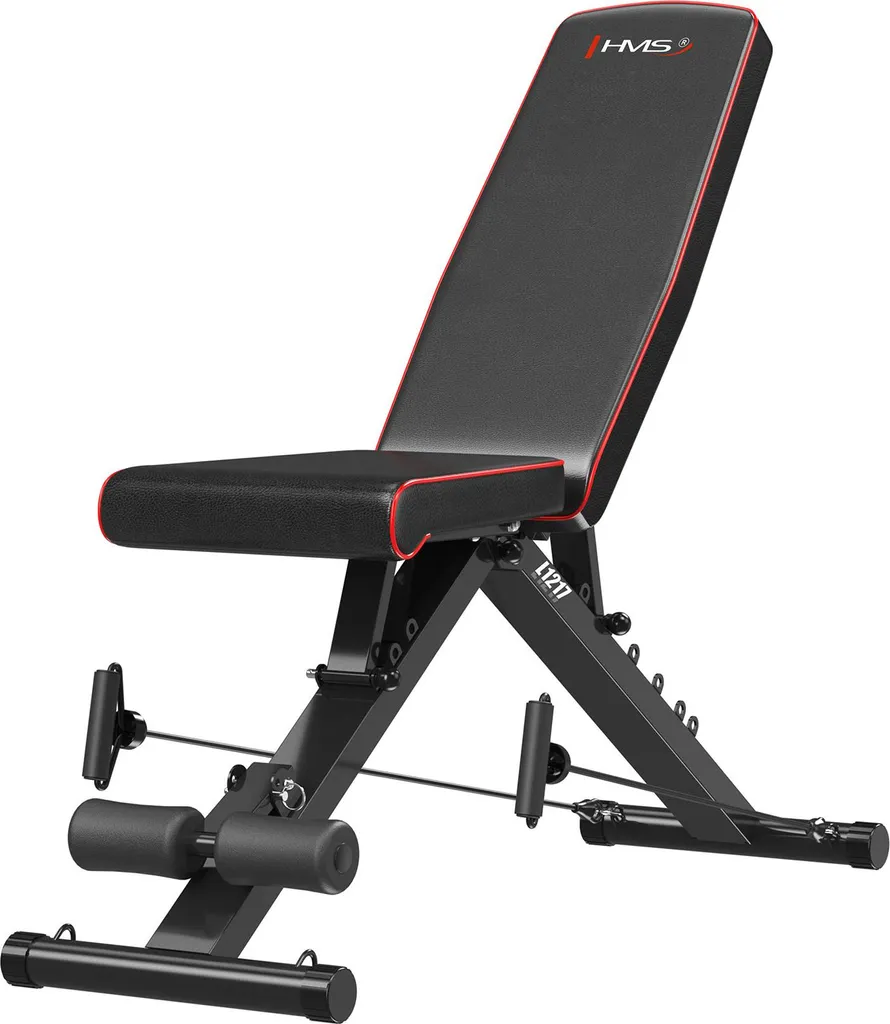 Banc d'entraînement réglable L1217 HMS avec cordes de résistance pro