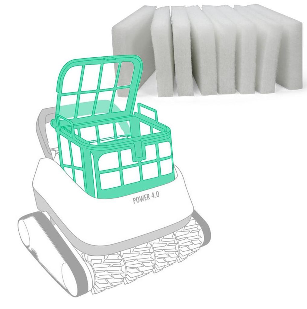 Feinfilter für Poolroboter Power 4.0 (8 Stk.) Produktbild 